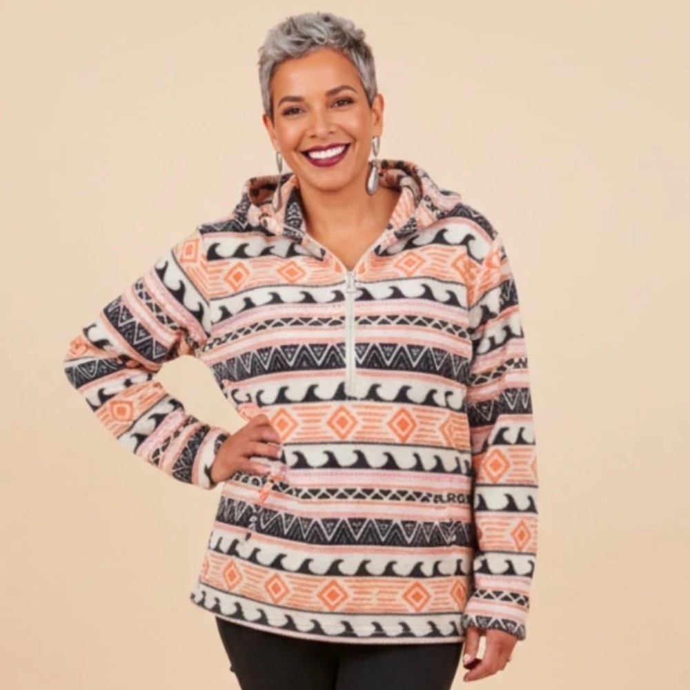 O’Neill Half Zip Fleece Pullover Hoodie - XL